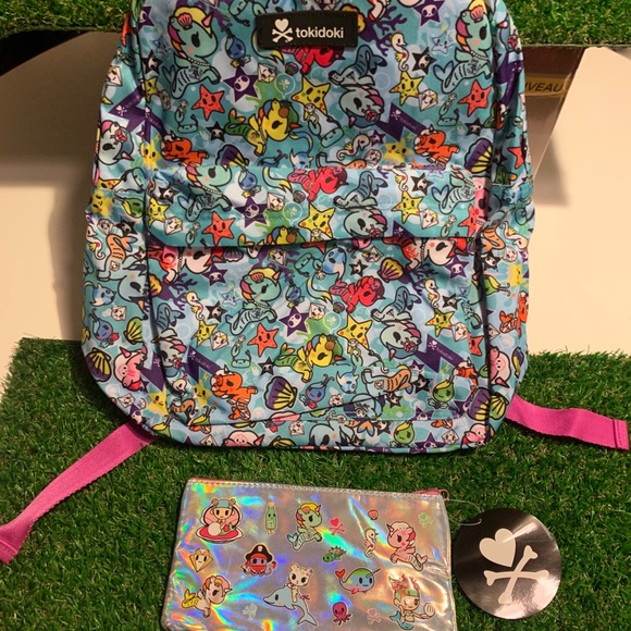 Tokidoki backpack, pencil case & free goodies!!! - Picture 2 of 5